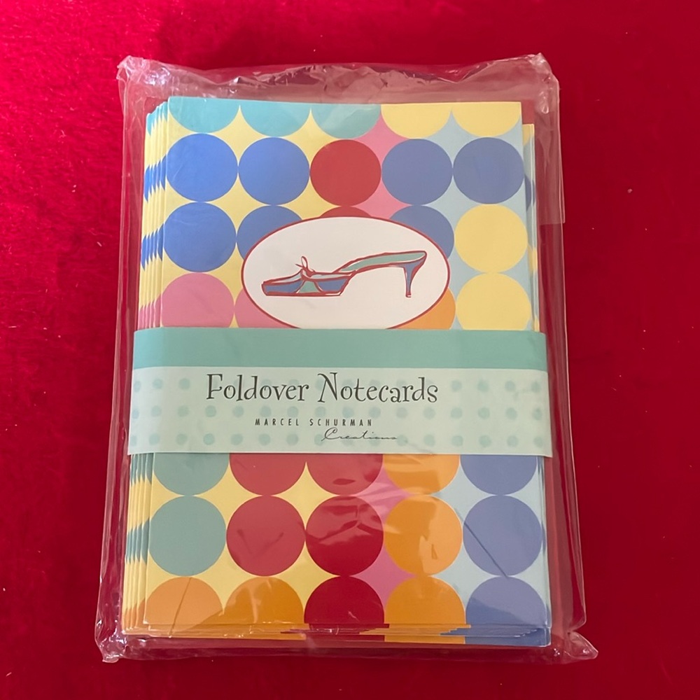 Marcel Schurman Foldover Notecards-10 Cards & 10 Envelopes-3 1/2”x 5” Folded